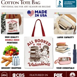 All Booked For Valentines Tote Bag