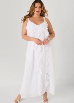Appliqued Maxi Dress