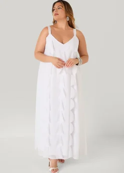 Appliqued Maxi Dress