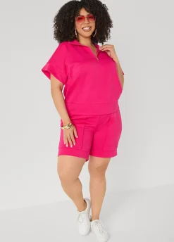 Athletic Knit Pull On Shorts
