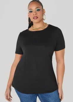Basic Crewneck Jersey Tee