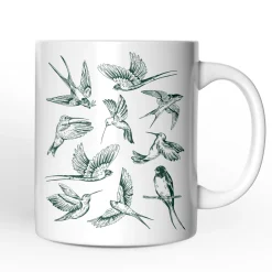 Birds In Flight Ceramic Mug