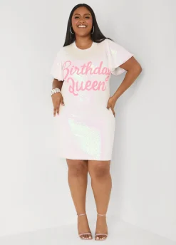 Birthday Queen Sequin Dress