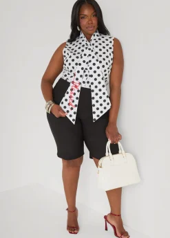 Blessed Tie Neck Top