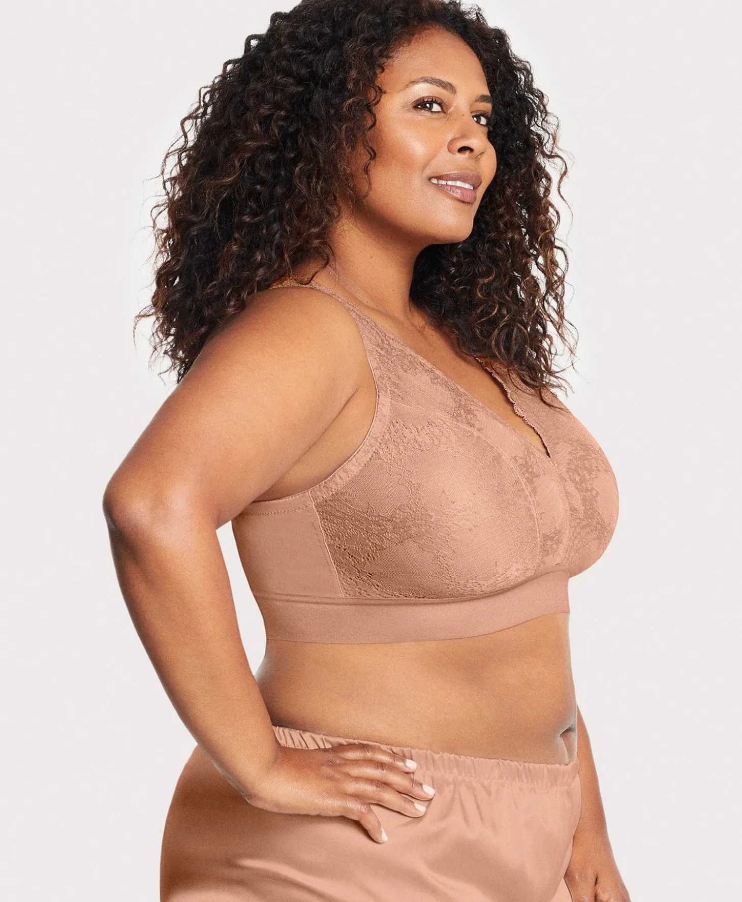 Bramour Lexington Lace Plunge Bralette
