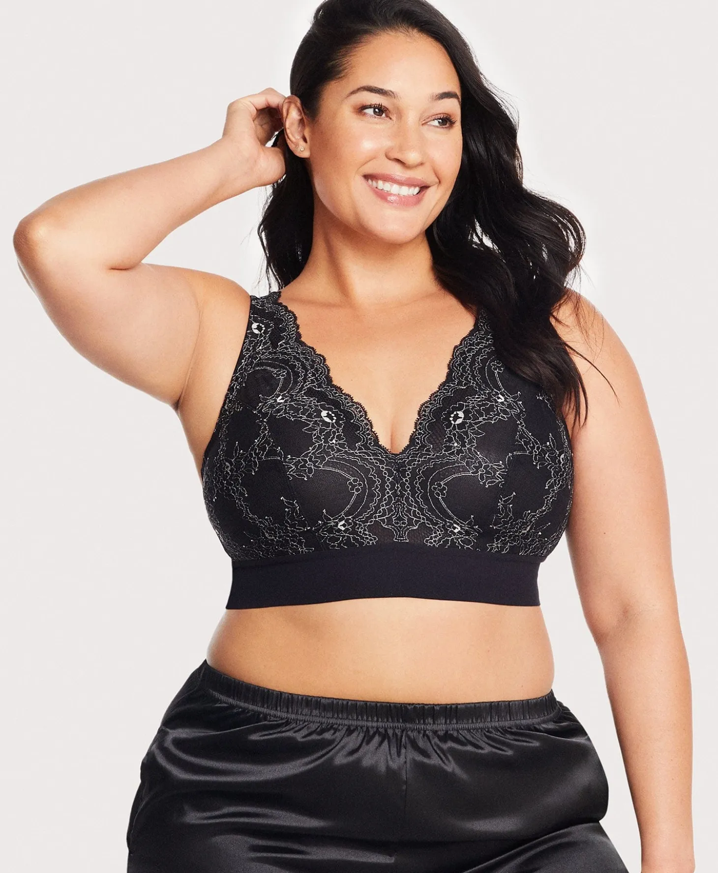 Bramour Lexington Plunge Lace Bralette