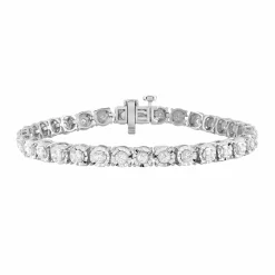 1 Carat Round Lab Diamond Tennis Bracelet