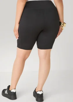 Cell Phone Pocket Biker Shorts
