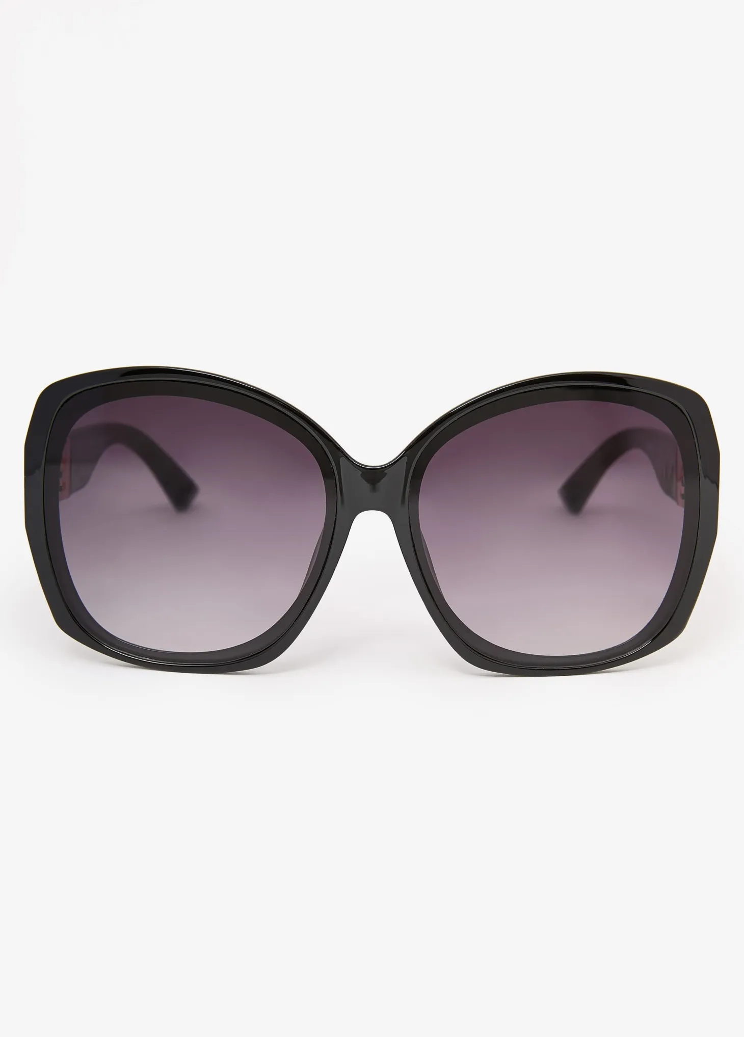Chain Trimmed Square Sunglasses