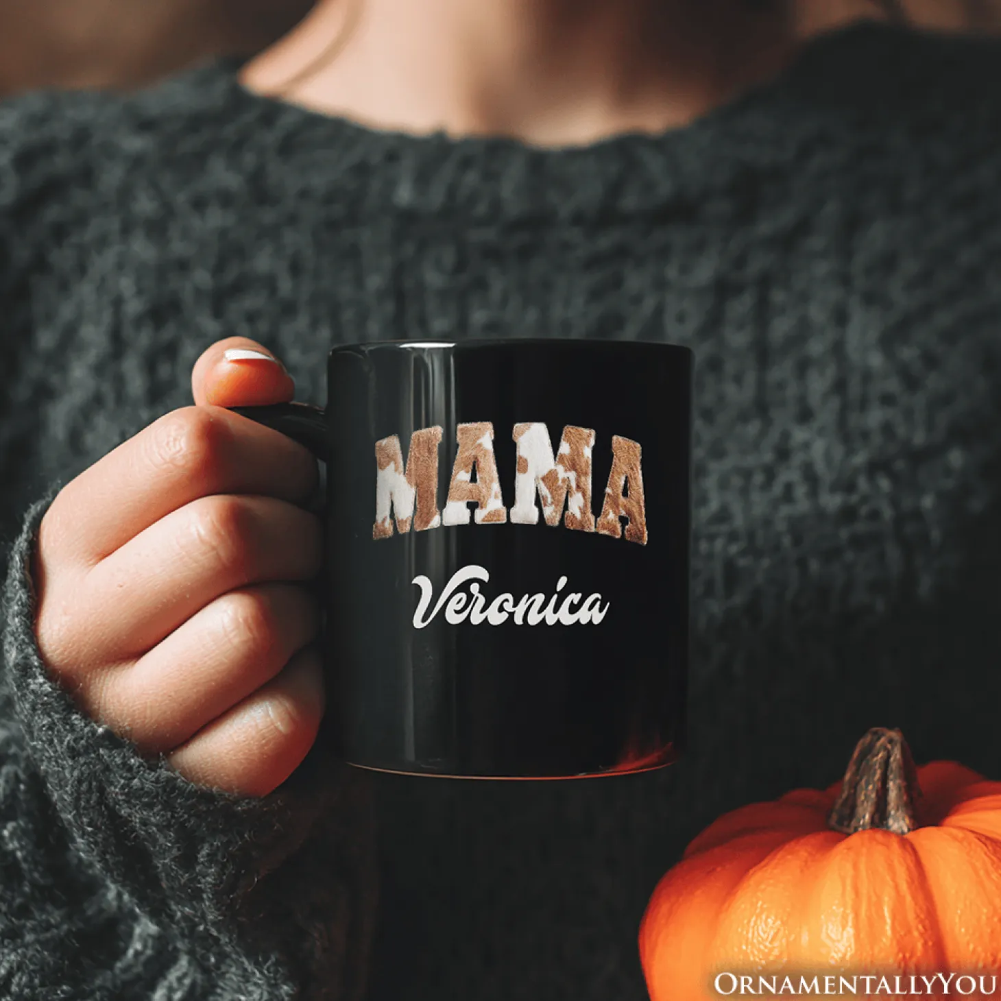 Cow Print Mama Ceramic Mug