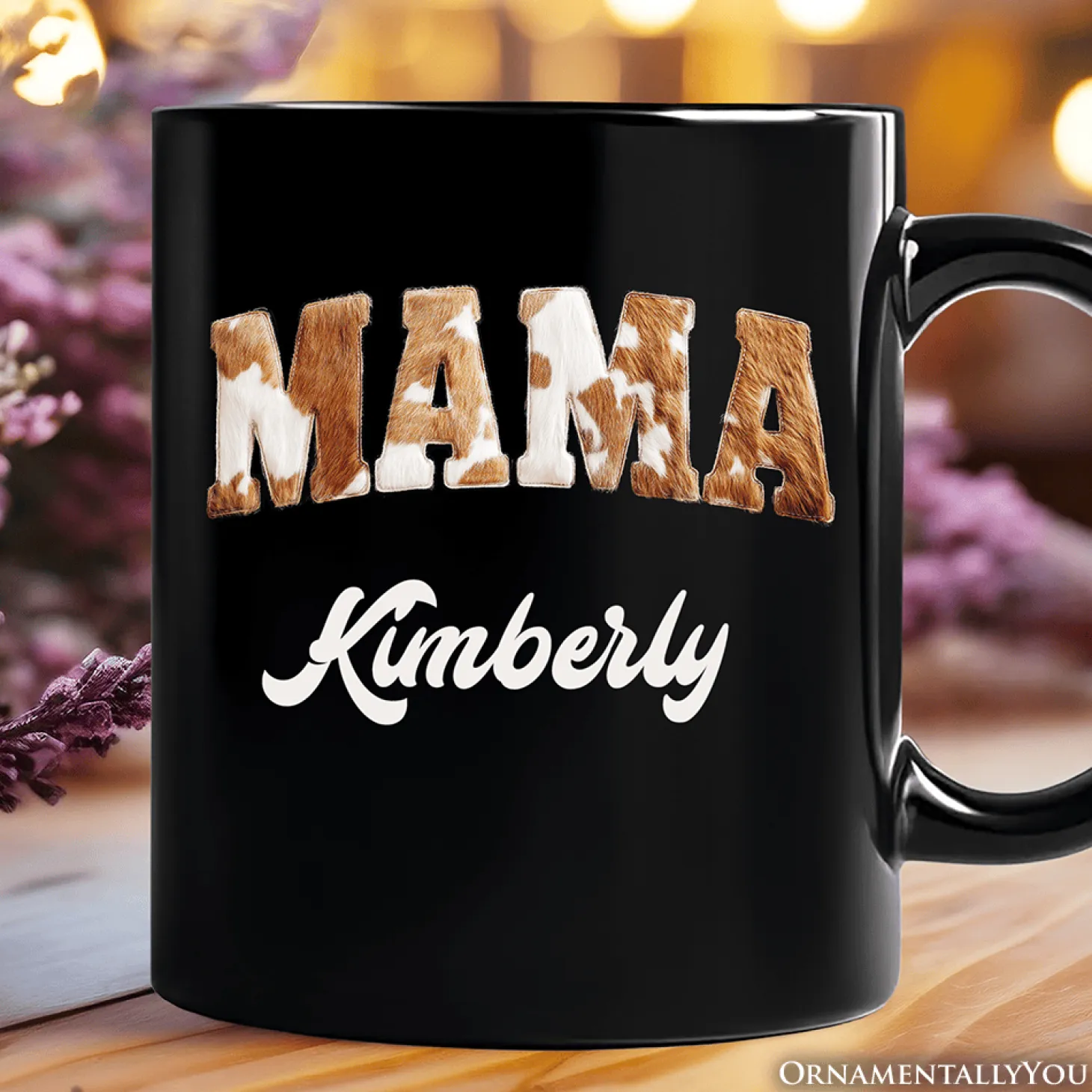 Cow Print Mama Ceramic Mug