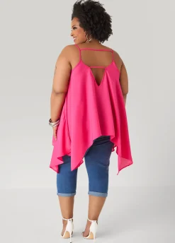 Crepe Handkerchief Tank