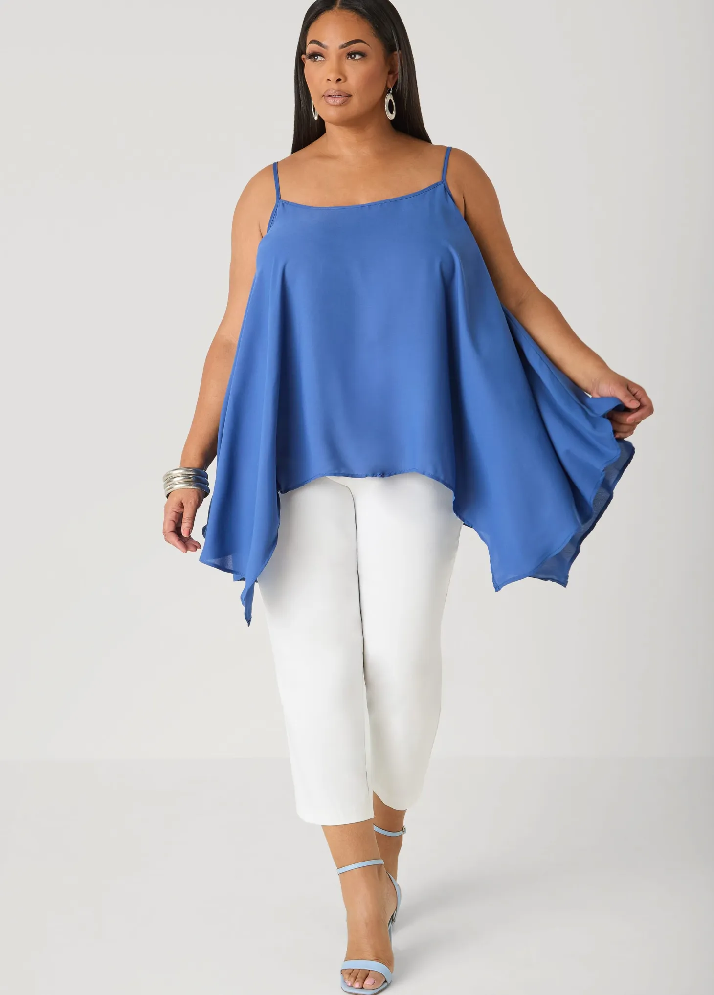 Crepe Handkerchief Tank