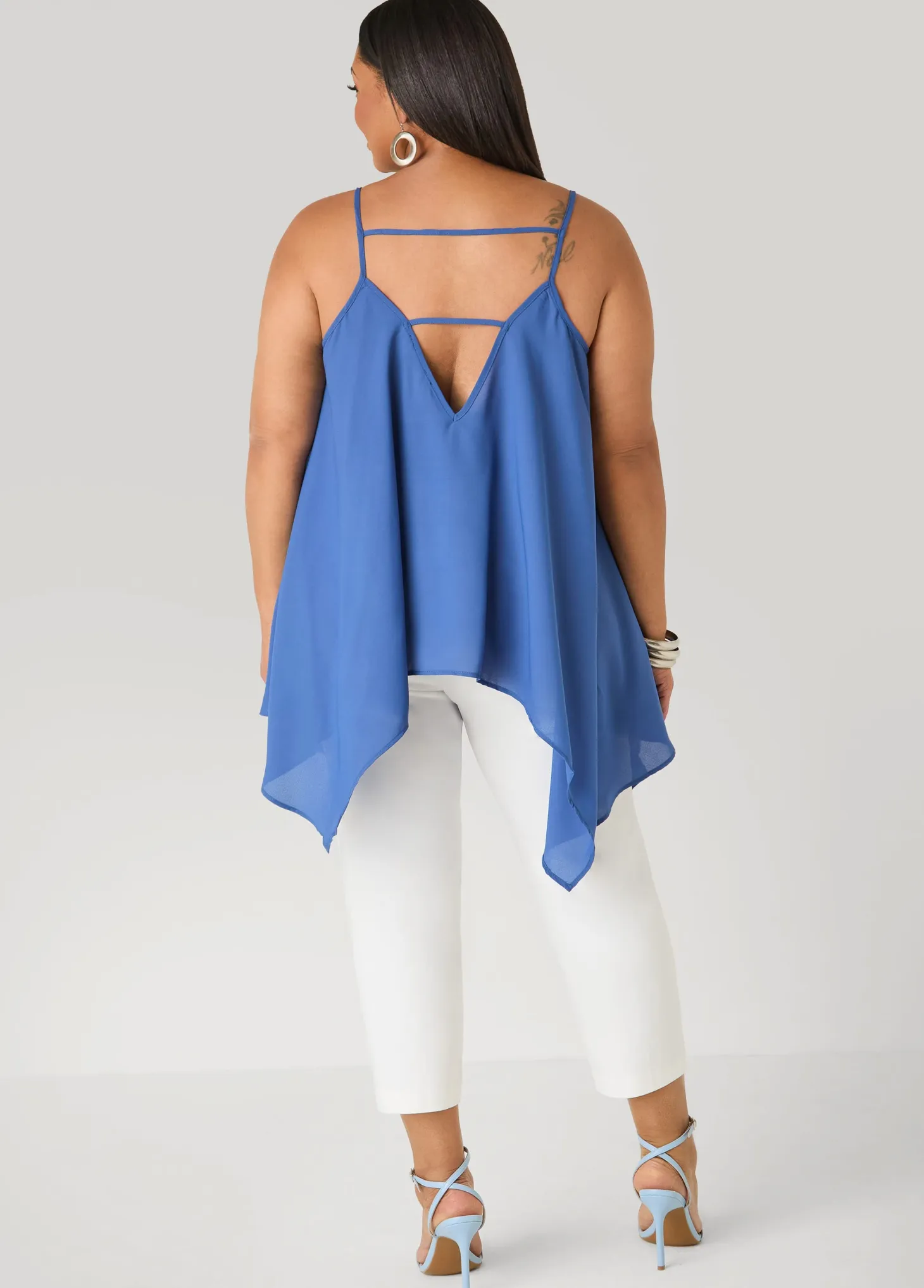 Crepe Handkerchief Tank