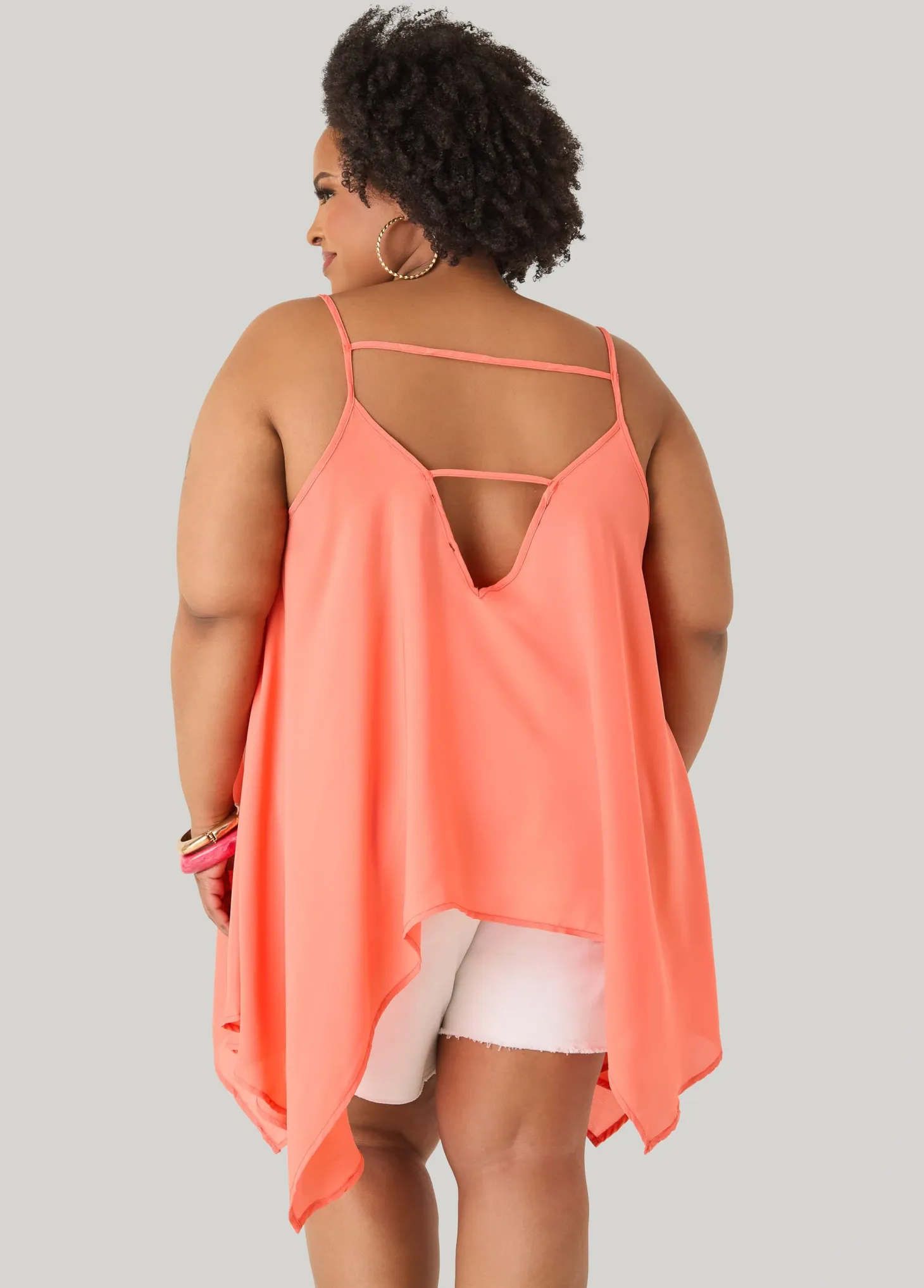 Crepe Handkerchief Tank