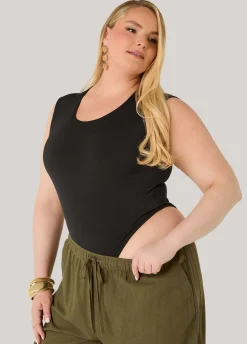Crewneck Knit Bodysuit