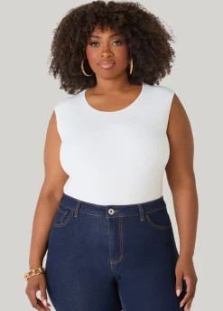 Crewneck Knit Bodysuit