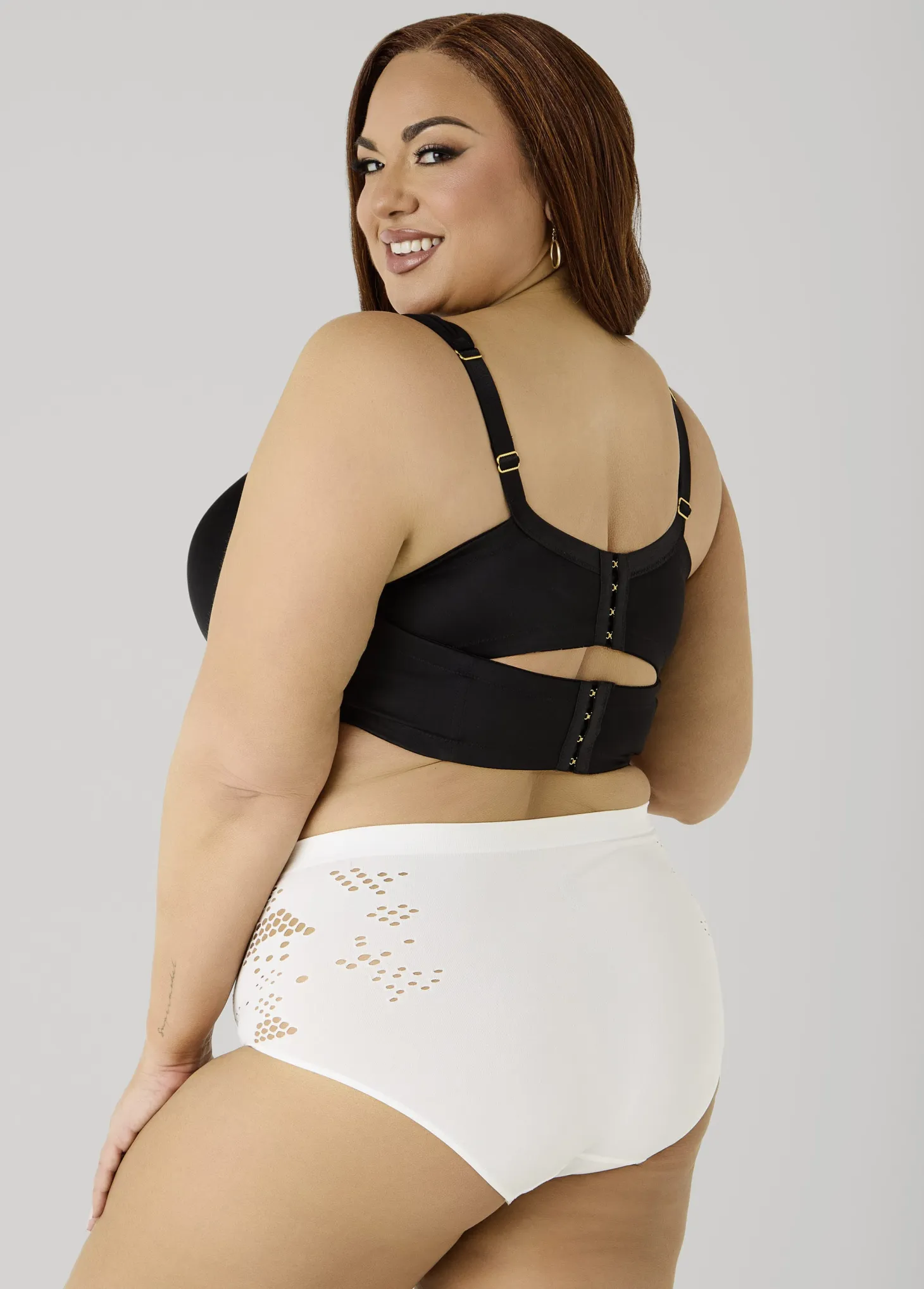 Cutout Seamless High Waist Briefs