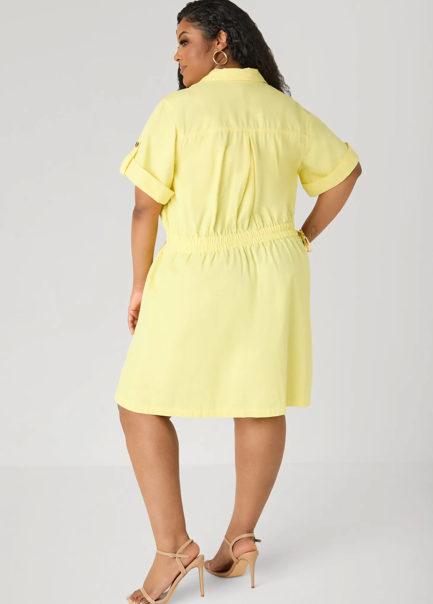 Denim Cargo Dress