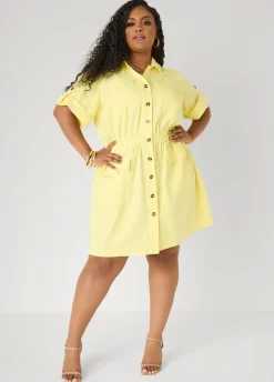 Denim Cargo Dress