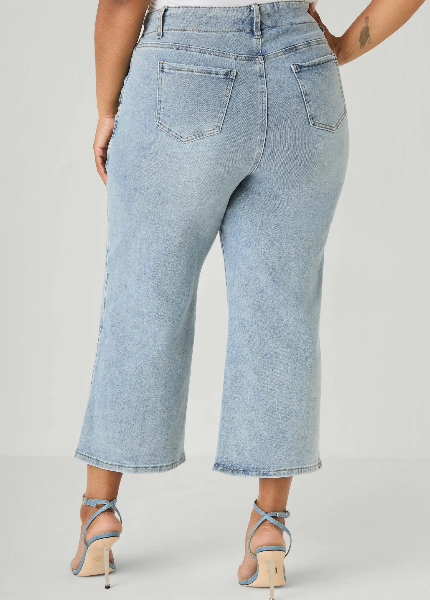 Denim Sailor Capris