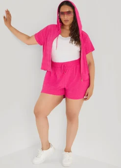 Drawstring Jacquard Shorts