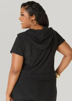 Drawstring Jacquard Shorts