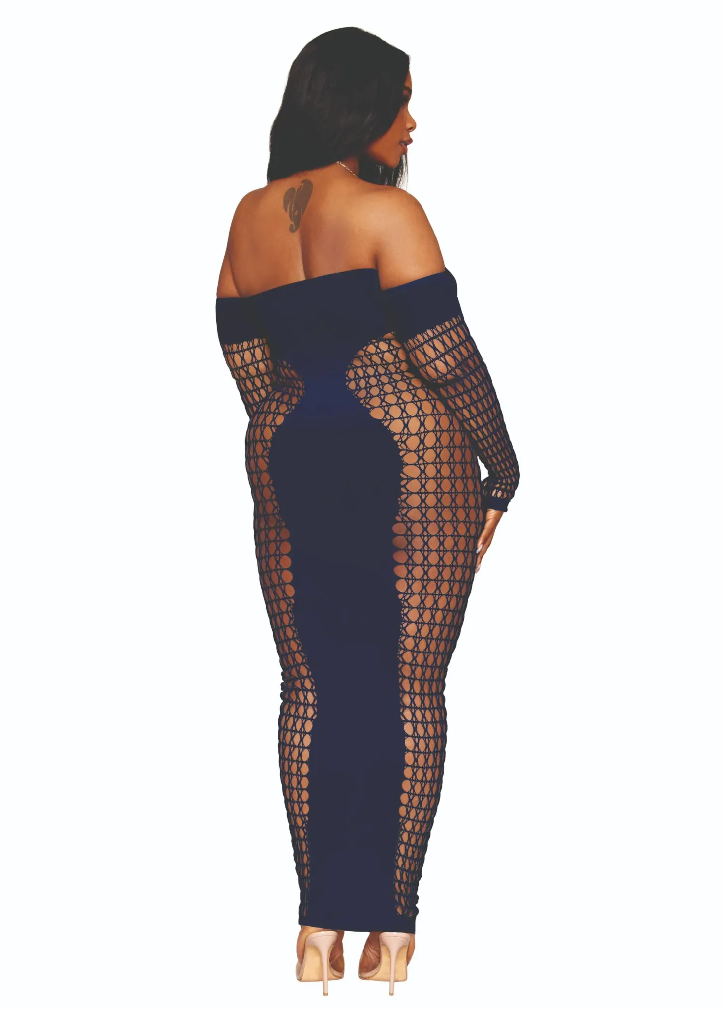 Dreamgirl Chain Trimmed Lingerie Gown