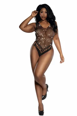 Dreamgirl Lola Fishnet Teddy