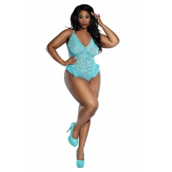 Dreamgirl Ruffled Lace Teddy
