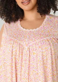 Floral Moon To Noon Nightgown