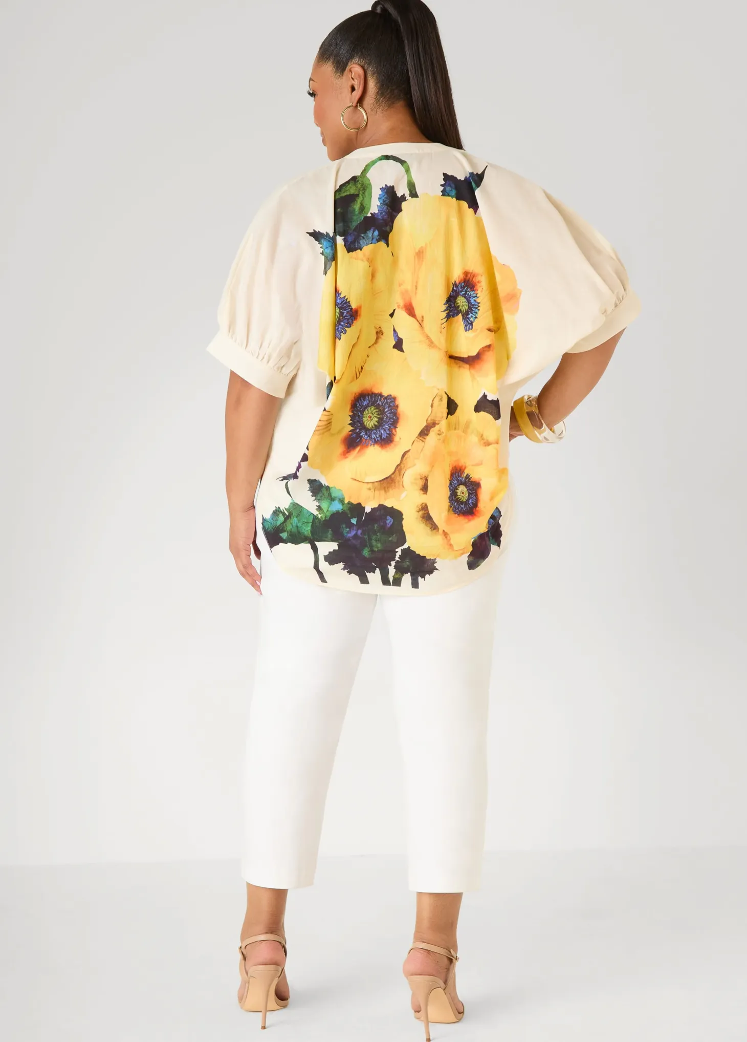 Floral Print Cotton Shirt