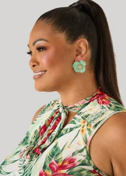 Flower Stud Earrings