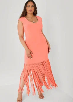 Fringed Maxi Dress