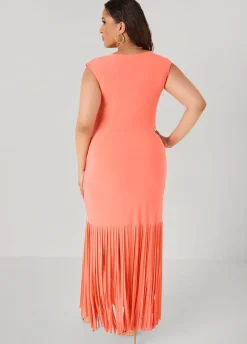 Fringed Maxi Dress