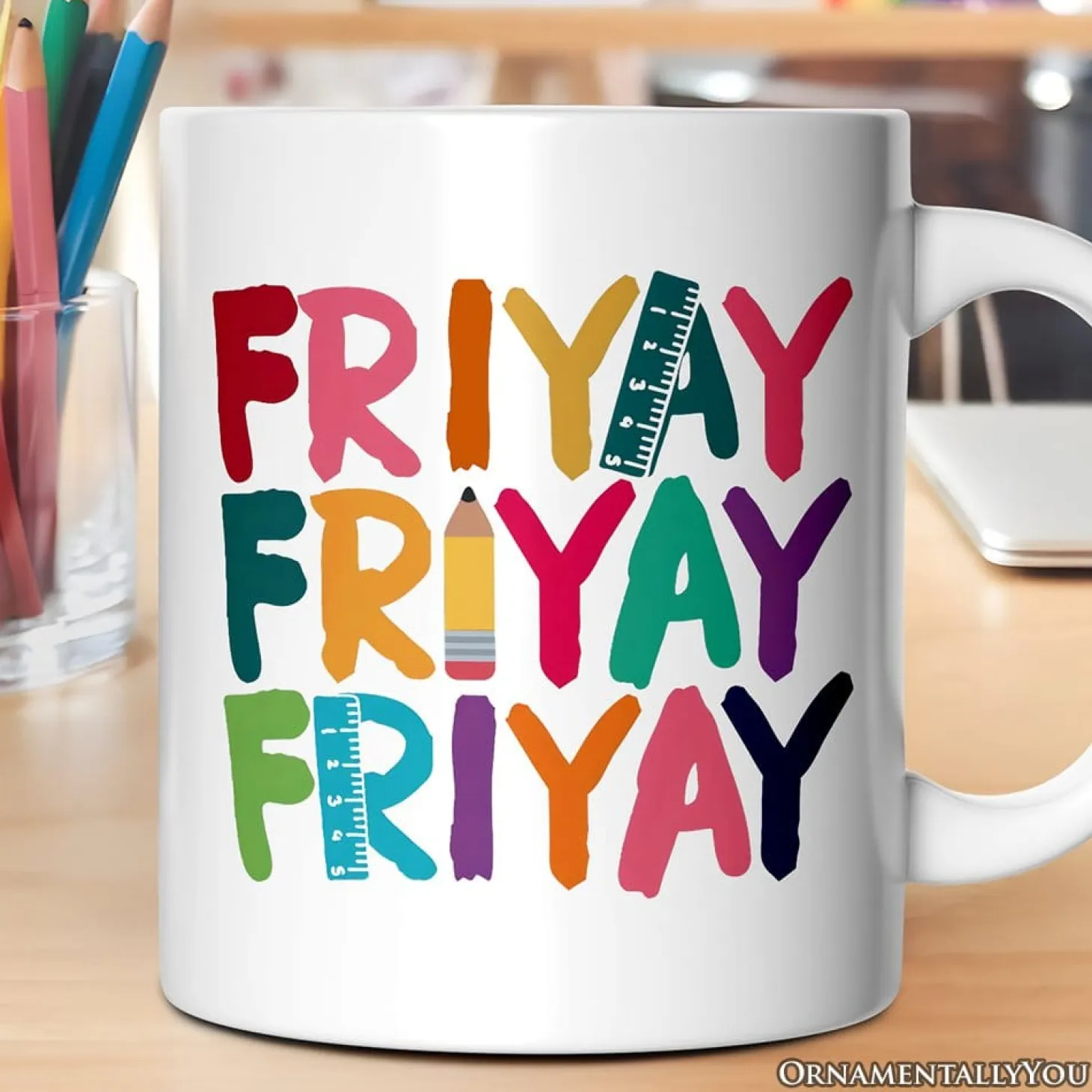 Friyay Teacher Ceramic Mug