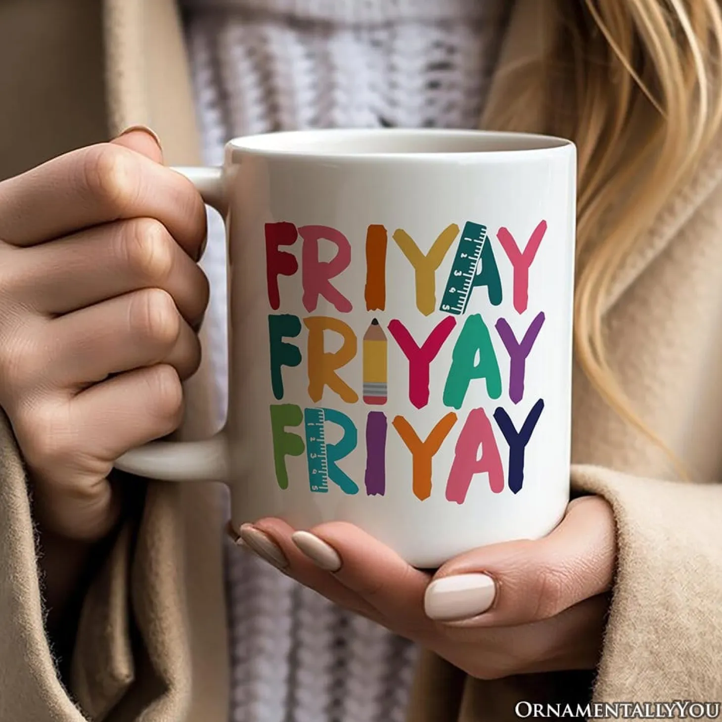Friyay Teacher Ceramic Mug