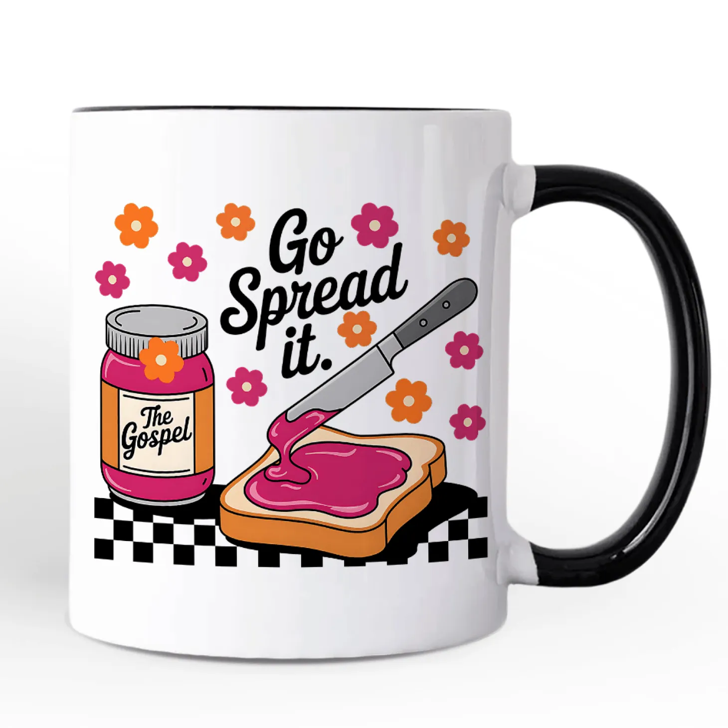 Go Spread It Ceramic Mug