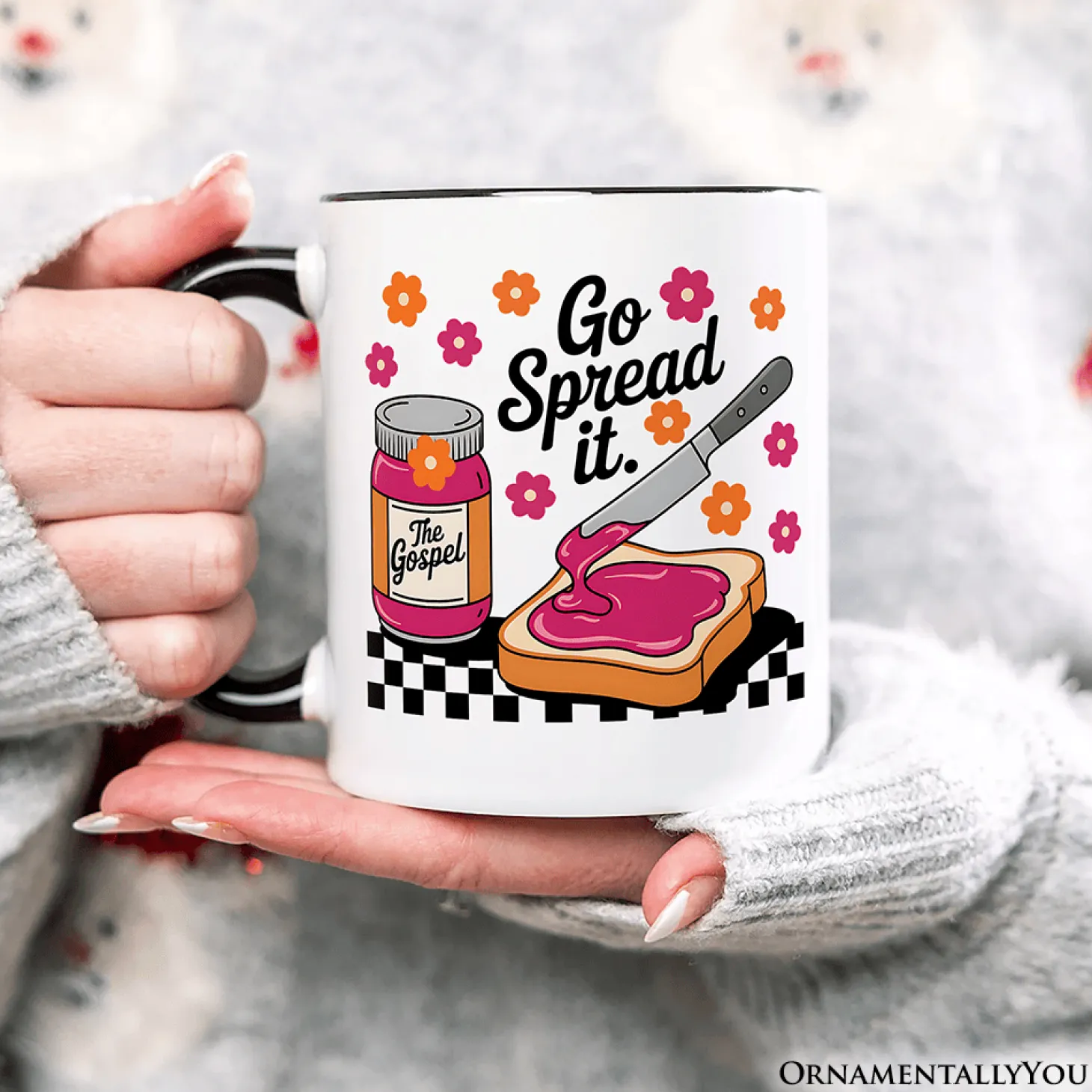 Go Spread It Ceramic Mug