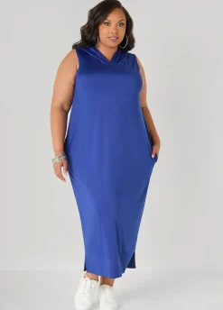 Hooded Maxi Cocoon Dress