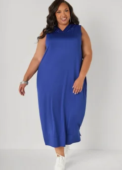 Hooded Maxi Cocoon Dress