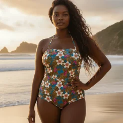 InstantFigure Hawaii Bandeau Swimsuit