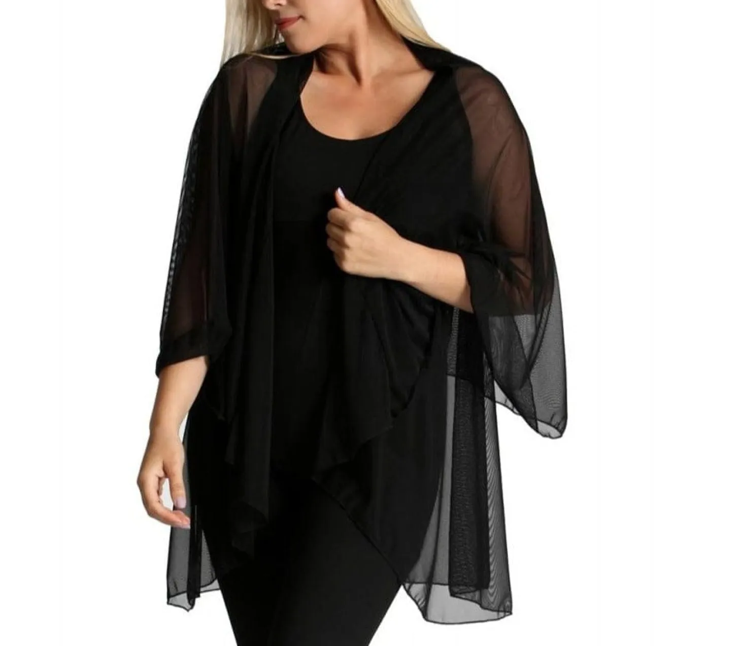 InstantFigure InstaWrap Mesh Shawl