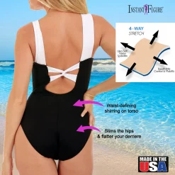 InstantFigure Knotted Swimsuit