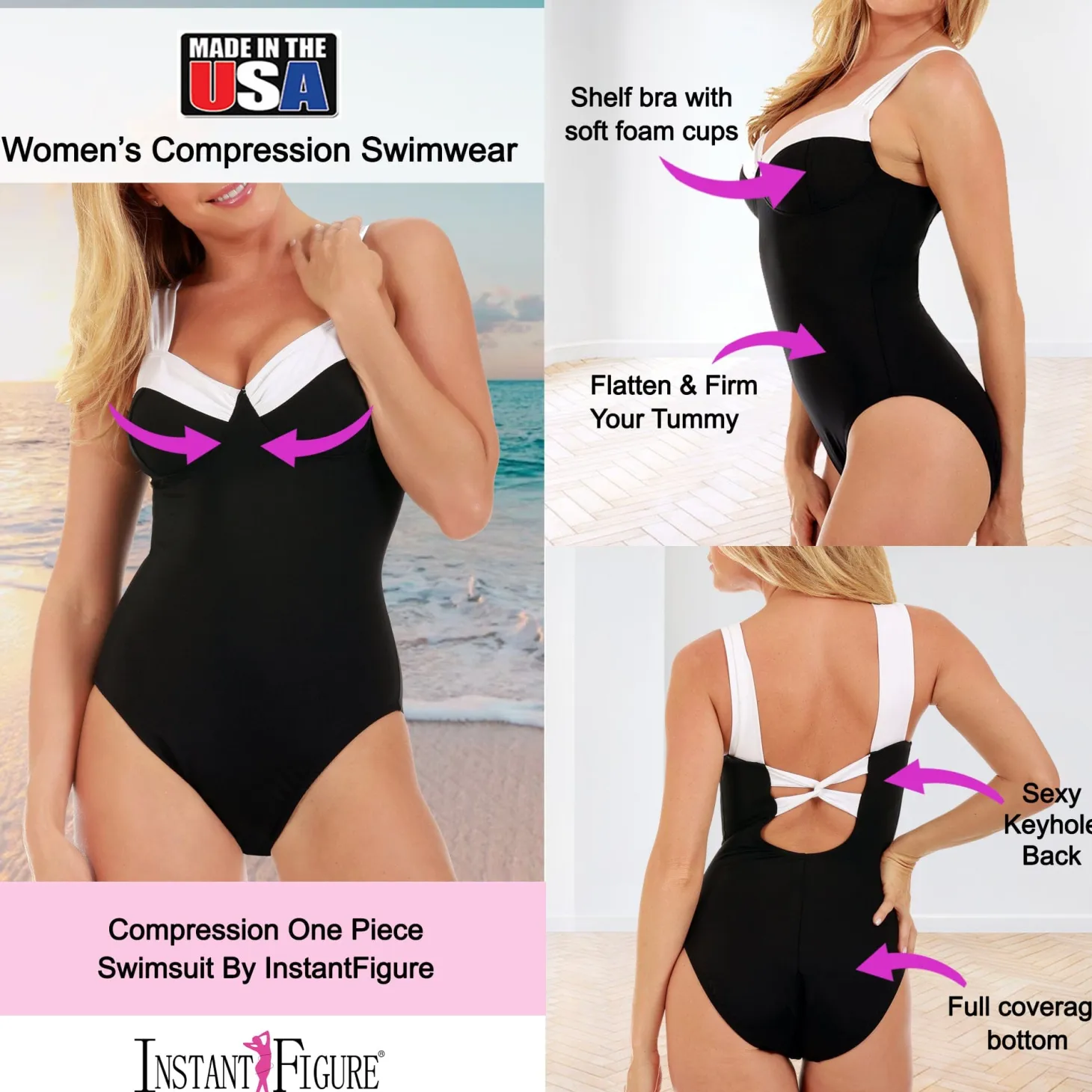 InstantFigure Knotted Swimsuit