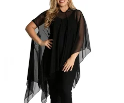 InstantFigure Mesh InstaWrap Shawl