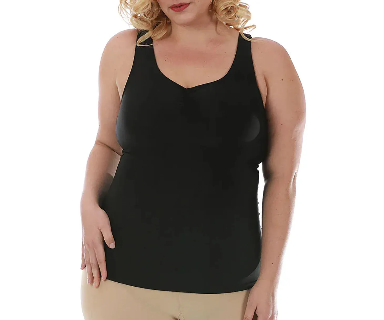 InstantFigure Shirred Shapewear Tank