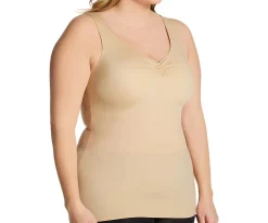 InstantFigure Shirred Shapewear Tank