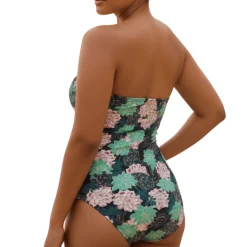 InstantFigure Succulent Bandeau Swimsuit
