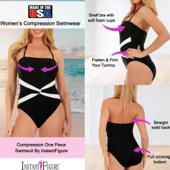 InstantFigure Twist Front Swimsuit